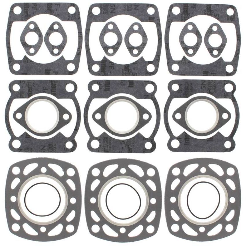Vertex Pistons 710181A Vertex Gaskets 88-92 Polaris 650 Indy Top End Gasket Kit