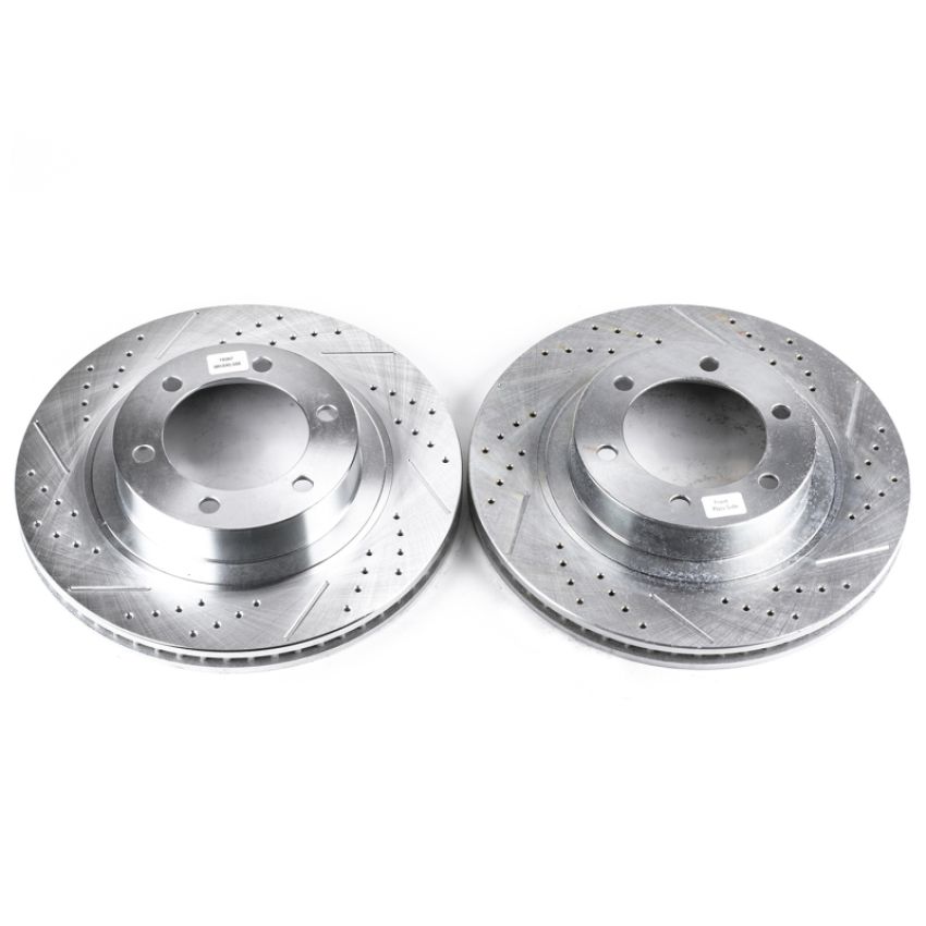PowerStop JBR975XPR PowerStop Evolution Performance Drilled, Slotted & Plated Brake Rotor Pair