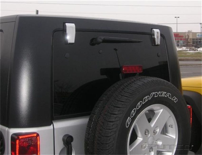 Putco 401267 07-18 Jeep Wrangler - Rear Hinge Cover (Upper)