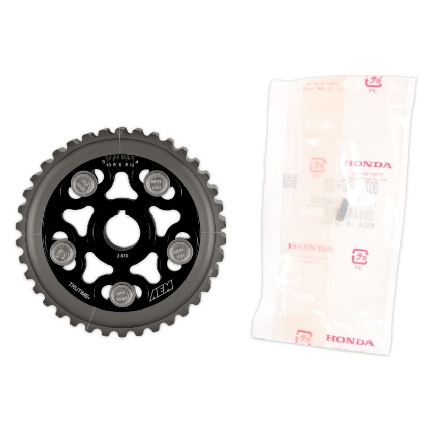 AEM 23-800BK 88-95 Honda Civic/ 93-95 Del Sol S & Si Black Tru-Time Cam Gear