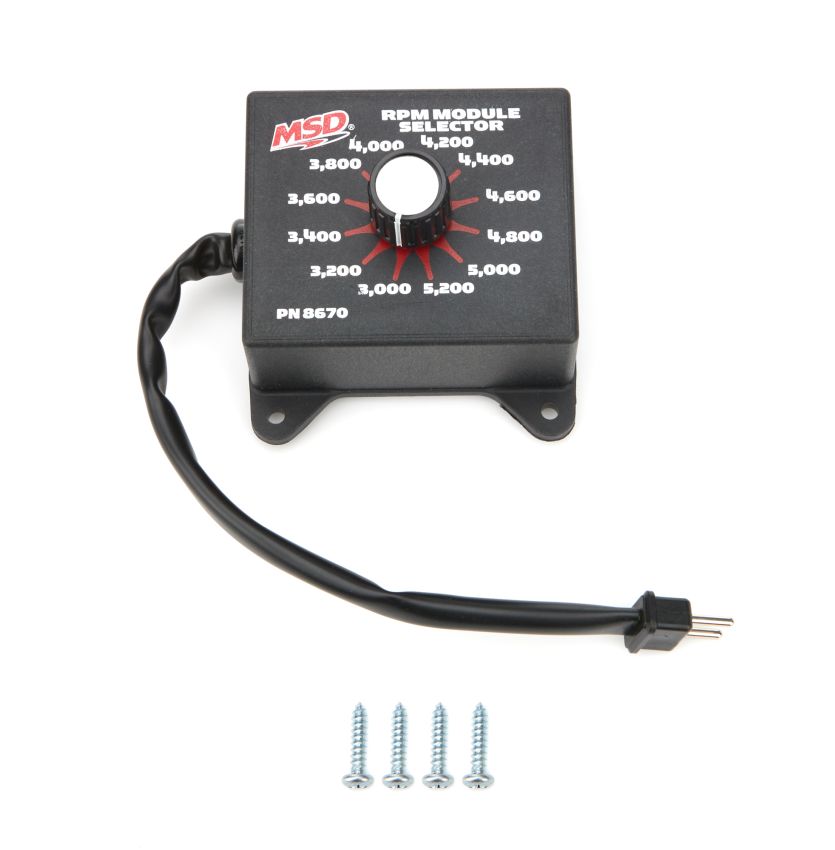 MSD IGNITION MSD8670 3000-5200 RPM Module Selector