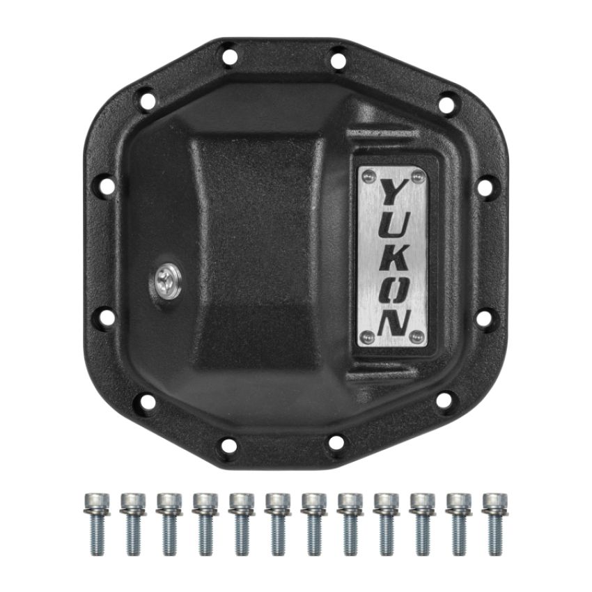 Yukon Gear & Axle YHCC-D35JL Yukon Hardcore Nodular Iron Cover for 2018 Jeep Wrangler JL Rear Dana 35