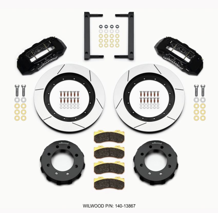 Wilwood 140-13867 TX6R Front Kit 16.00in Black 2005-2012 Ford F250/F350 4WD