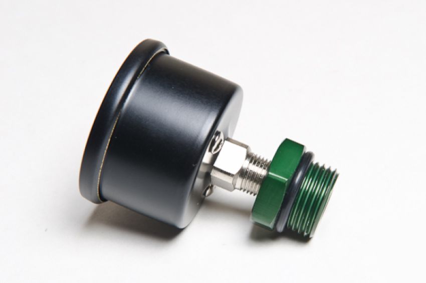 Radium Engineering 20-0075 FUEL PRESSURE GAUGE, 0-100 PSI, WITH 8AN ADAPTER