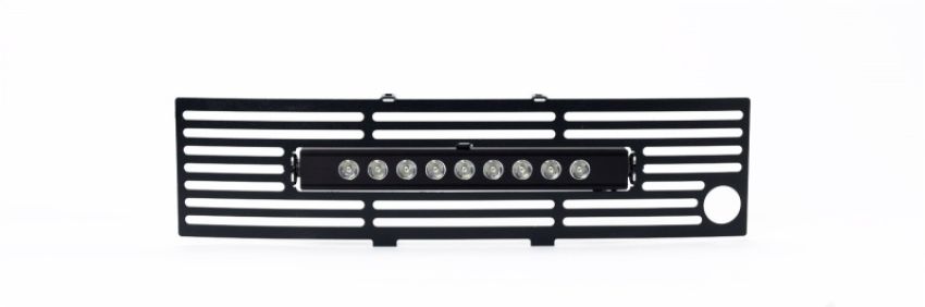 Putco 87182FPL 11-14 Ford F-150 EcoBoost SS Blk Bar Bumper Grille Insert w/ 10in Luminix Light Bar