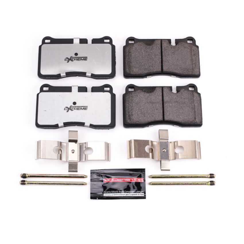 PowerStop Z26-1165 PowerStop - Z26 Performance Carbon-Fiber Ceramic Brake Pads with Hardware Kit