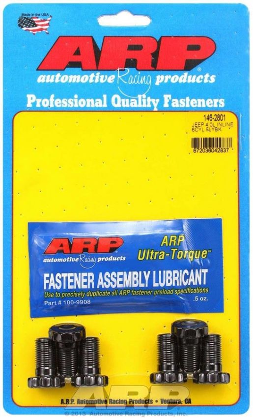 ARP ARP146-2801 Flywheel Bolt Kit Jeep 4.0L Inline 6-Cylinder