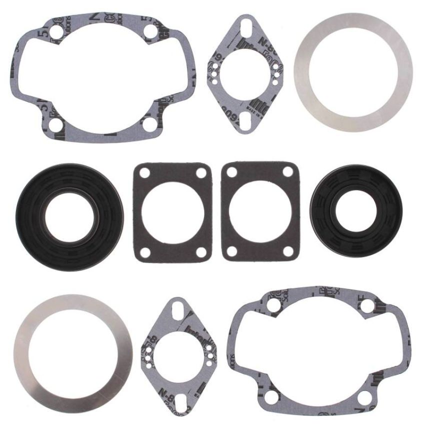 Vertex Pistons 711053X Vertex Gaskets 1975 Arctic Cat El Tigre 250 Z (Kawasaki) FA/2 Complete Gasket Kit w/ Oil Seals