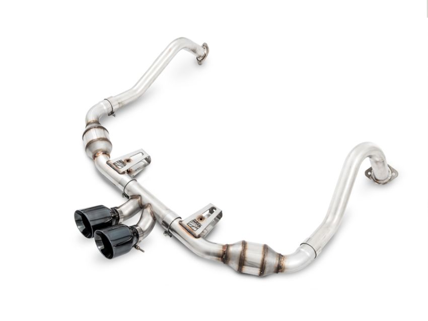 AWE Tuning 3015-33080 Porsche 718 Boxster / Cayman Touring Edition Exhaust - Diamond Black Tips