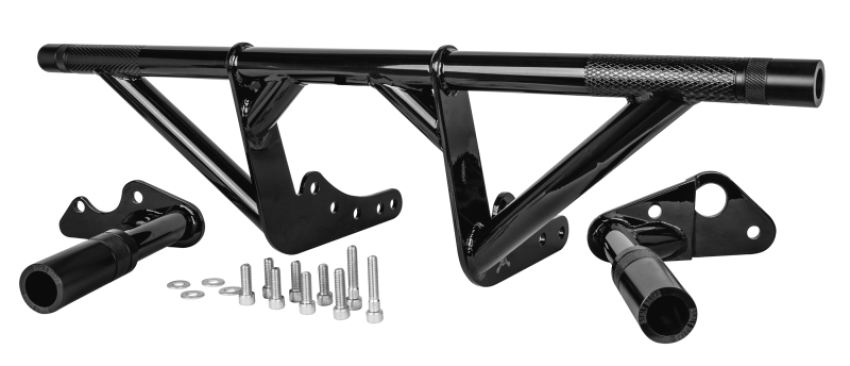 Burly Brand B10-3012B 18-Up M8 Softail Brawler Kit Front and Rear - Black