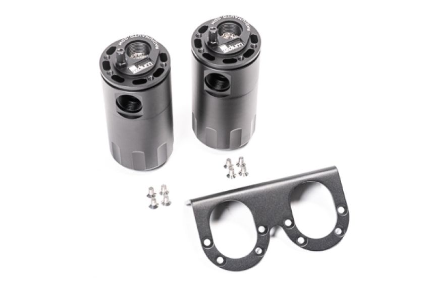 Radium Engineering 20-0005-FL CATCH CAN KIT, DUAL UNIVERSAL, FLUID LOCK