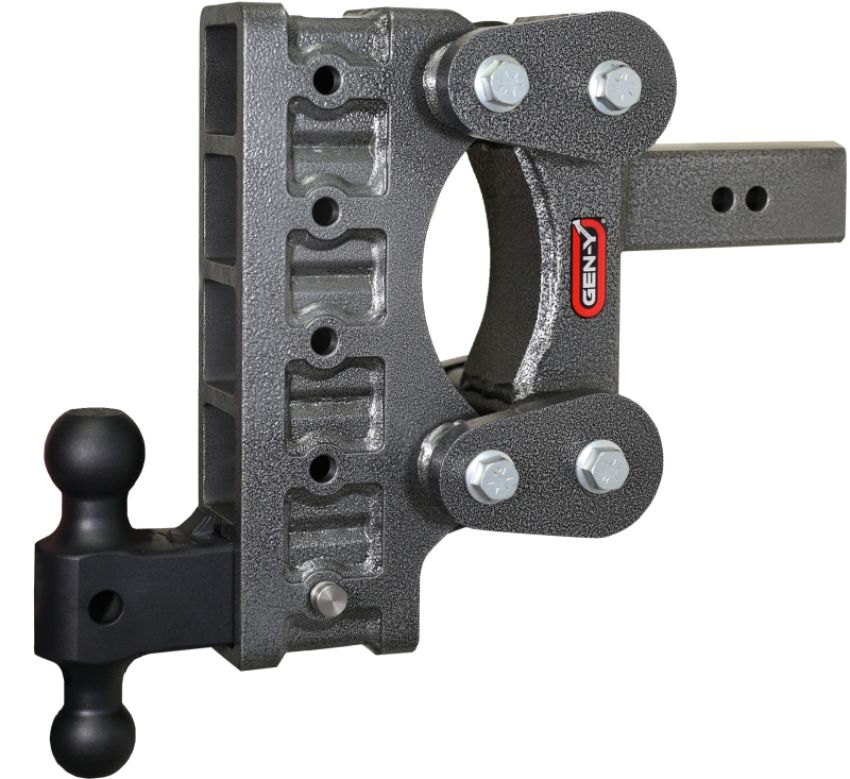GEN-Y Hitch GH-1315 Gen-Y The Boss Torsion-Flex 2.5in Shank 9in Drop 2.4K TW 21K Hitch w/GH-061 Dual-Ball