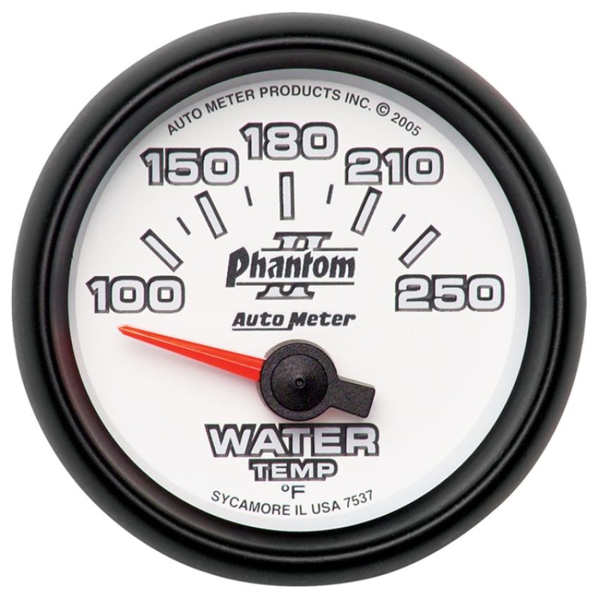 AutoMeter 7537 GAUGE, WATER TEMP, 2 1/16
