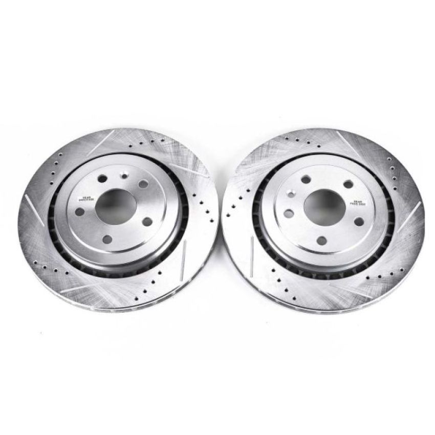 PowerStop AR82184XPR PowerStop Evolution Performance Drilled, Slotted & Plated Brake Rotor Pair