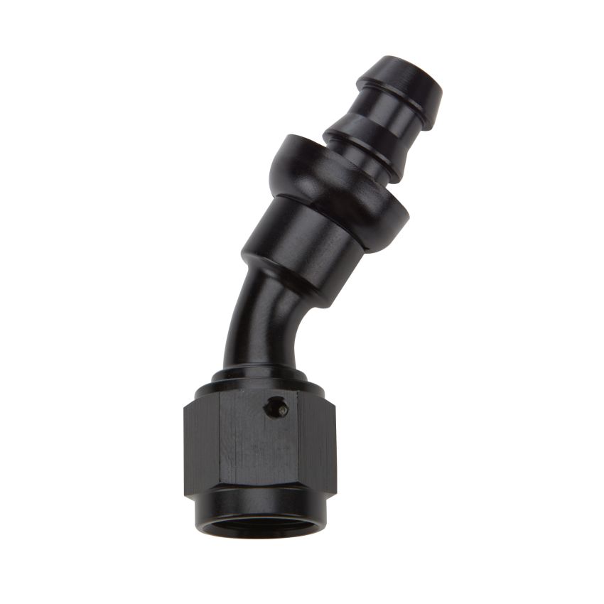 ALLSTAR PERFORMANCE ALL49426 Pushlock Hose End Black 30 Deg Elbow -16
