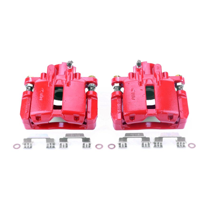 PowerStop S4874 Red Powder Coated Calipers
