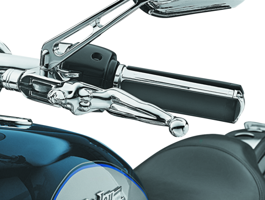 Kuryakyn 1049 Silhouette Levers 96-Up Cable Chrome