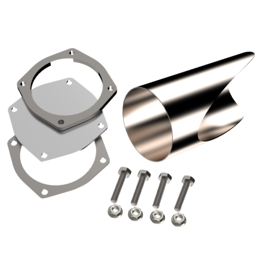 QTP 10501 5in Weld-On QTEC DIY Cutout Pipe