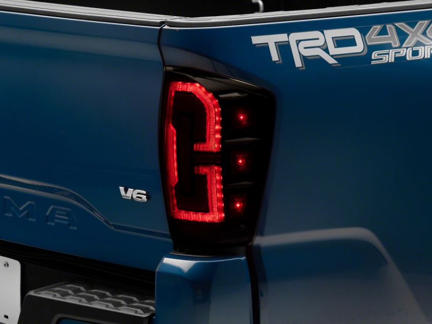 Raxiom TT32385 16-23 Toyota Tacoma LED Tail Lights- Blk Housing (Smoked Lens)