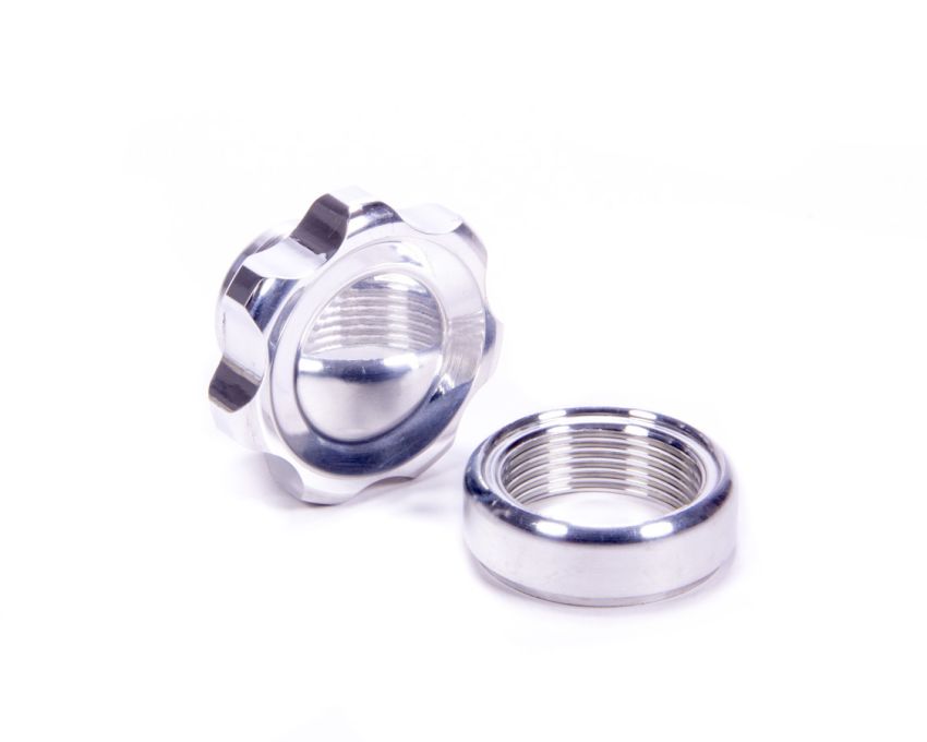 ALLSTAR PERFORMANCE ALL36166 Filler Cap Polished with Weld-In Alum Bung Small