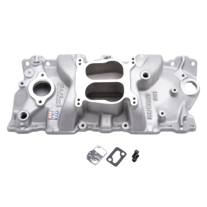 EDELBROCK EDE2101 SBC Performer Manifold - 262-400