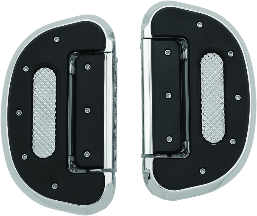 Kuryakyn 7045 Heavy Industry Passenger Floorboard Without Adapter Chrome