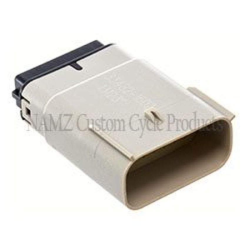 NAMZ NM-33482-1602 07-23 V-Twin Glide Left Handlebar Ctrl Molex MX-150 16-Pos Male Connectr - Gray (HD 72492-07GY)