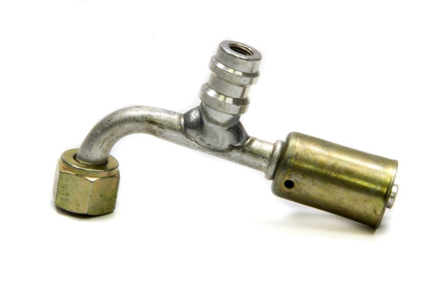 VINTAGE AIR VIN35531-VUG #6 90 Degree Beadlock O-Ring Fitting w/Port