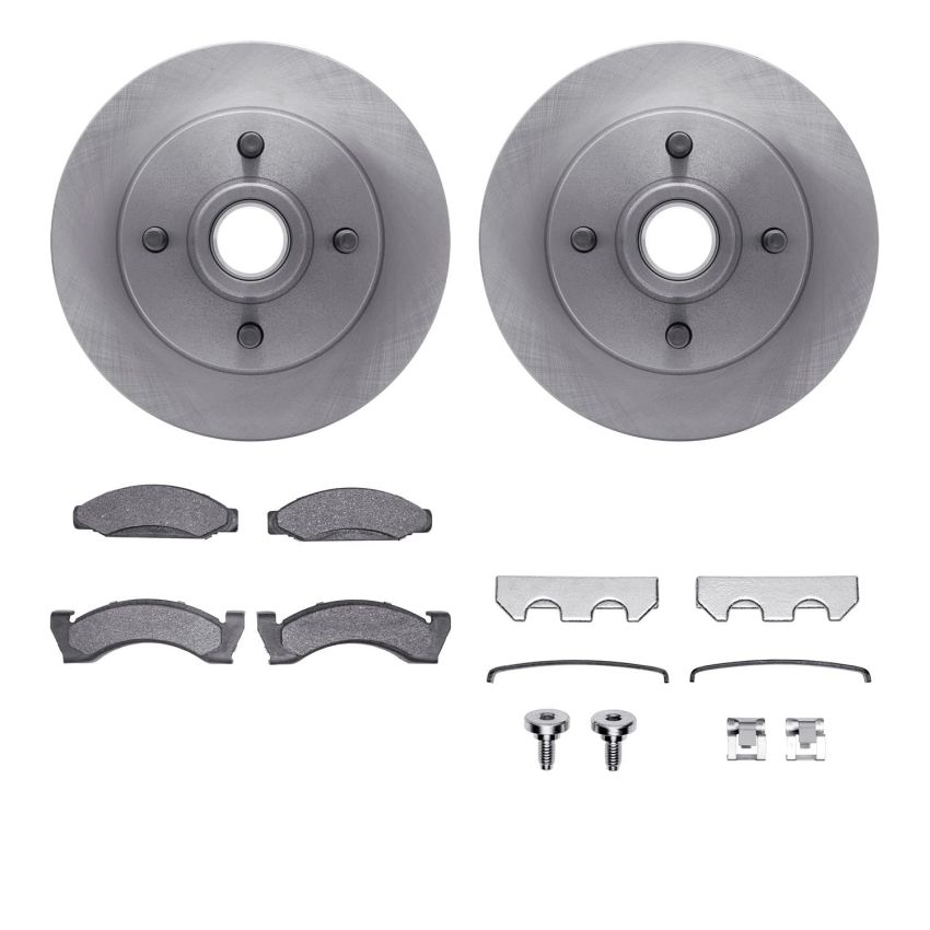 Dynamic Friction 6512-55049 Rotor Kit