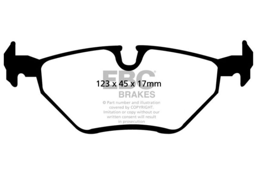 EBC Brakes DP31289C Redstuff Ceramic Low Dust Brake Pads