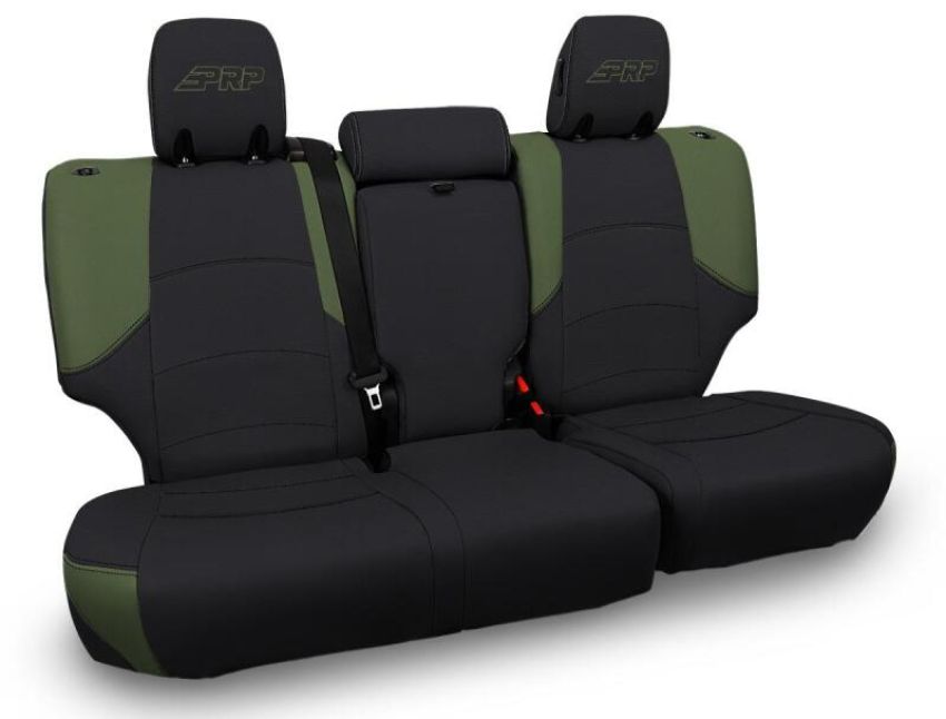 PRP Seats B067-04 PRP 11-24 Toyota 4Runner Rear Bench Cover - 5-seat model - Black/Olive Green