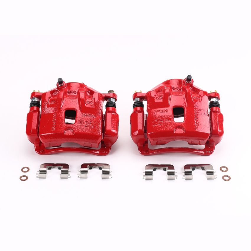 PowerStop S6464 Red Powder Coated Calipers