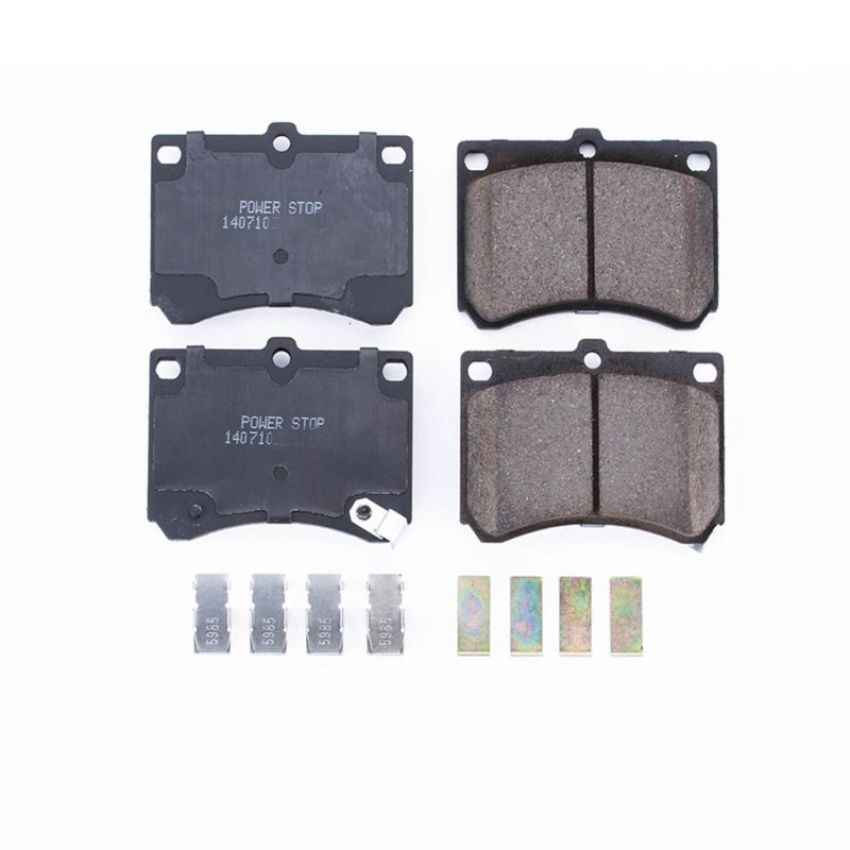 PowerStop 17-473 PowerStop - Z17 Low-Dust Ceramic Brake Pads with Hardware