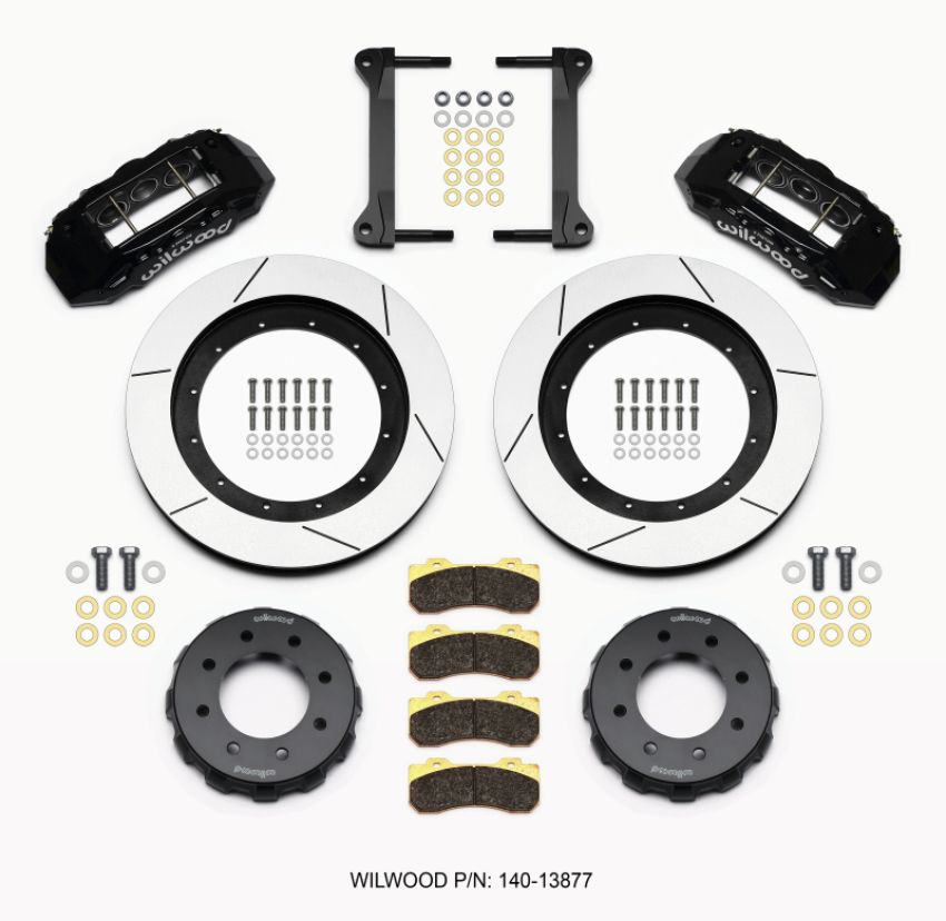 Wilwood 140-13877 TX6R Front Kit 16.00in Black 1999-2010 GM H2 Truck/SUV 2500