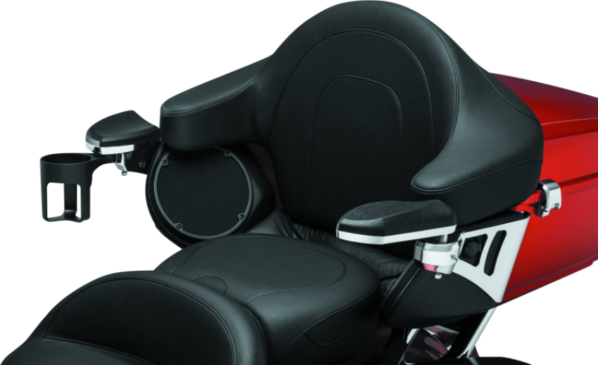 Kuryakyn 8955 Passenger Armrests  14-23 Touring Models Chrome