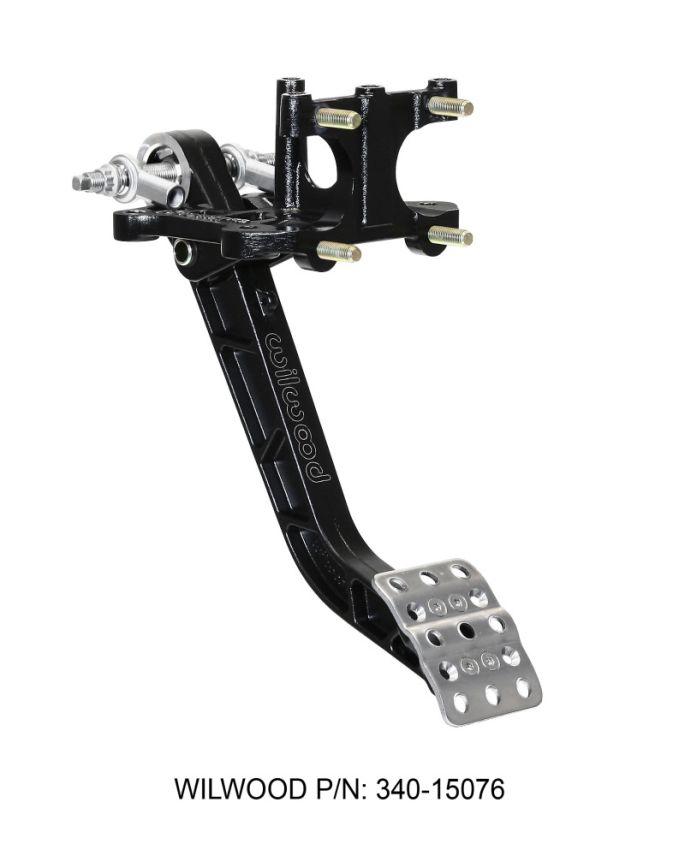 Wilwood 340-15076 Adjustable-Trubar Brake Pedal - Rev. Swing Mount - 5.1:1