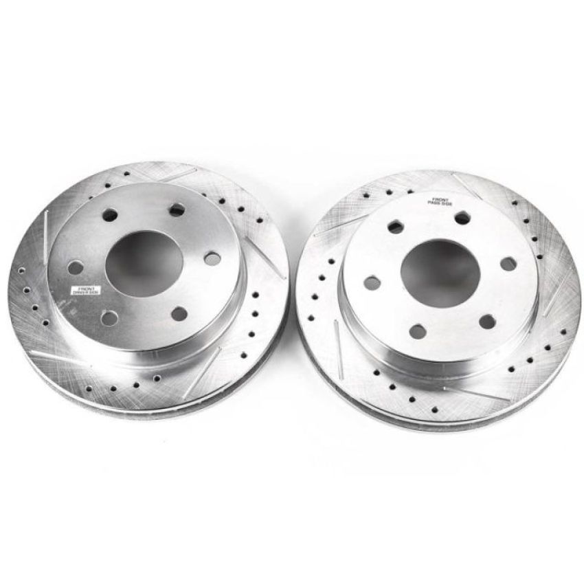 PowerStop AR8609XPR PowerStop Evolution Performance Drilled, Slotted & Plated Brake Rotor Pair