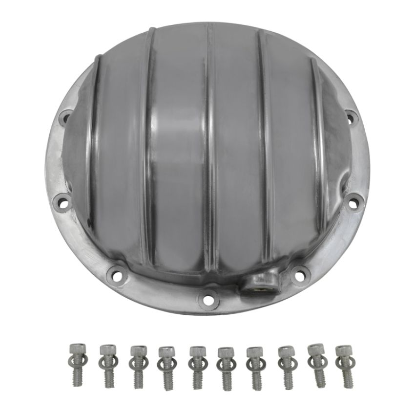 Yukon Gear & Axle YP C2-GM8.5-R Yukon Gear Polished Aluminum Cover For 8.6in / 8.2in and 8.5in GM Rear