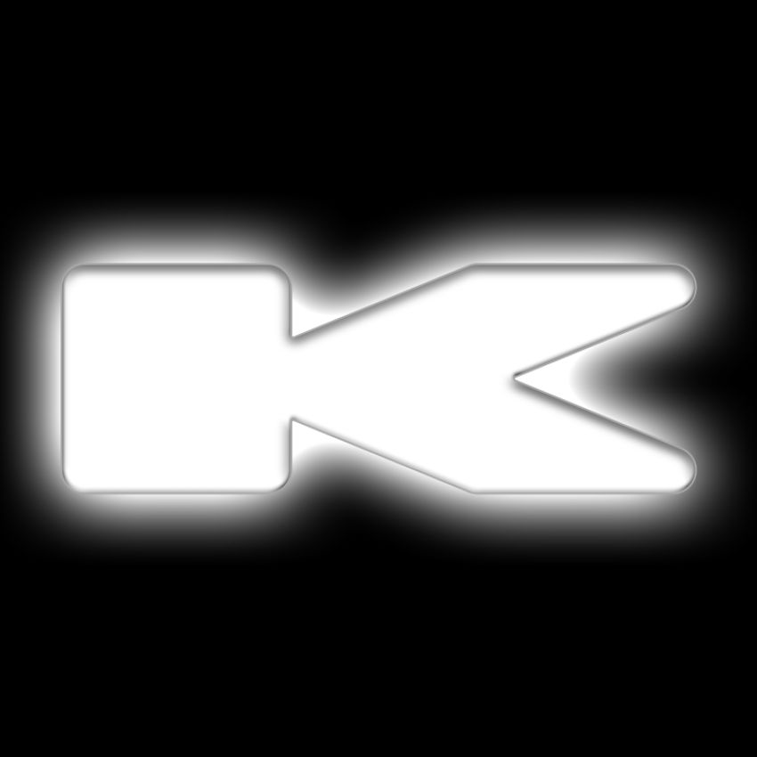 Oracle Lighting 3140-K-001 Universal Illuminated LED Letter Badges - Matte White Surface Finish - K