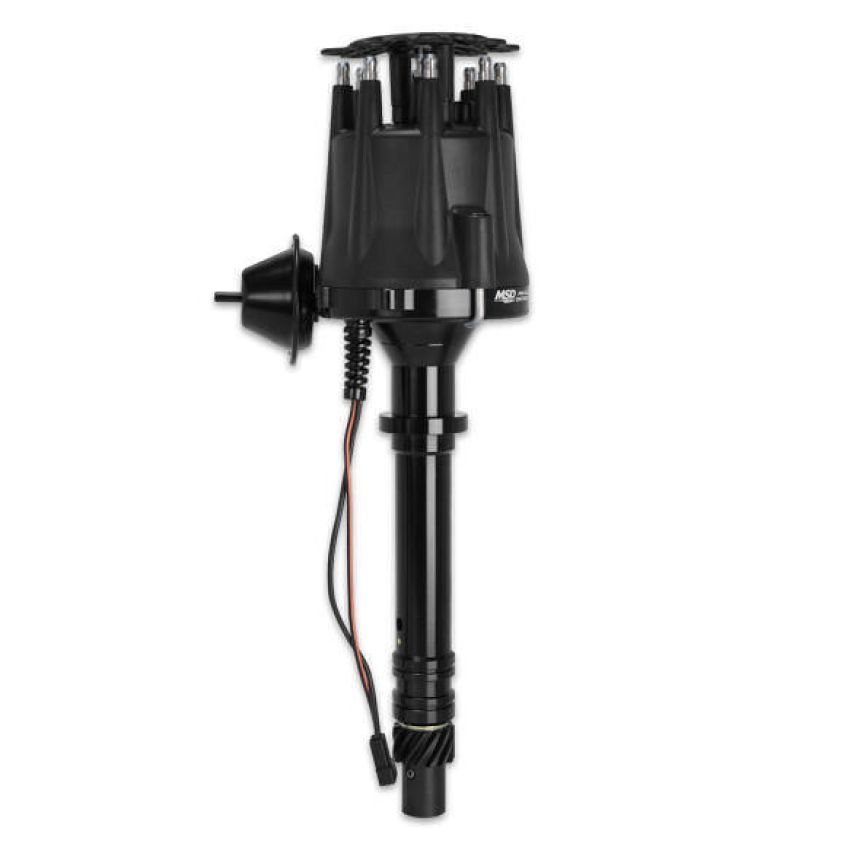 MSD IGNITION MSD83613 Chevy V8 Pro Billet Distributor Black Finish