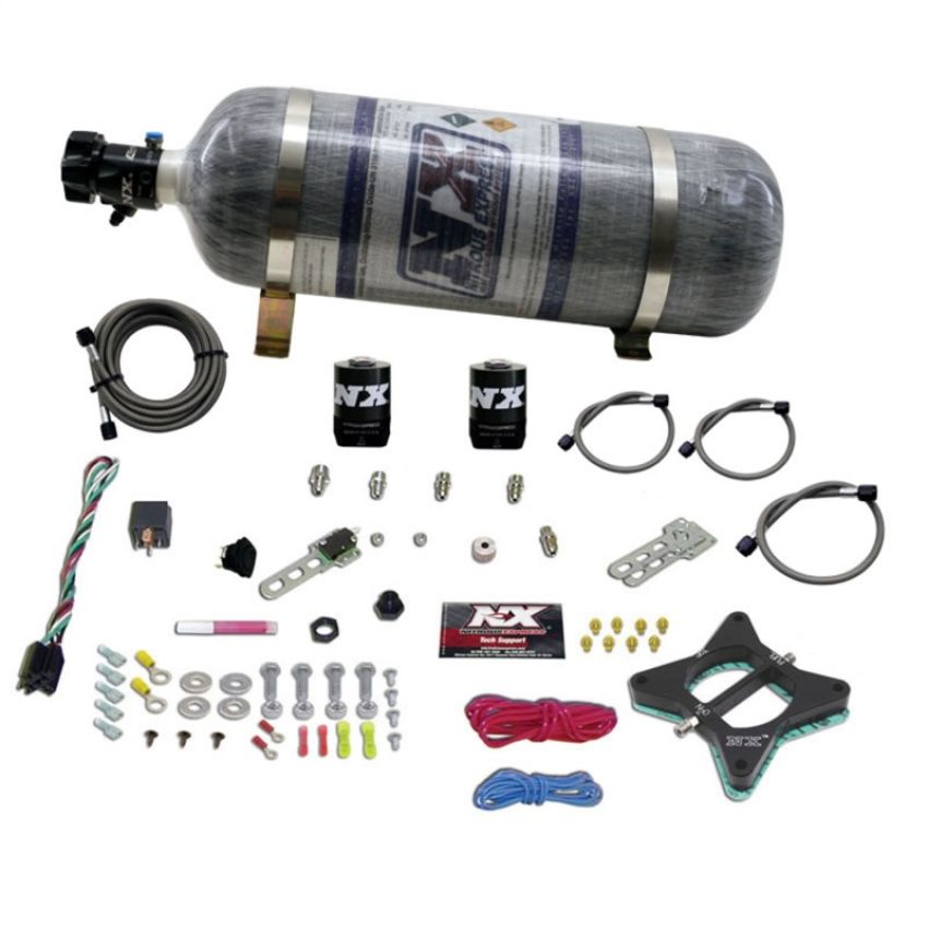Nitrous Express 20946-12 4.6L 2 VALVE PLATE SYSTEM WITH COMPOSITE BOTTLE