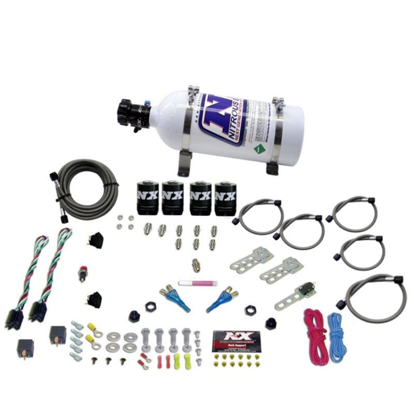 Nitrous Express 20124-05 FORD EFI DUAL STAGE (50-75-100-150HP X 2) WITH 5LB BOTTLE