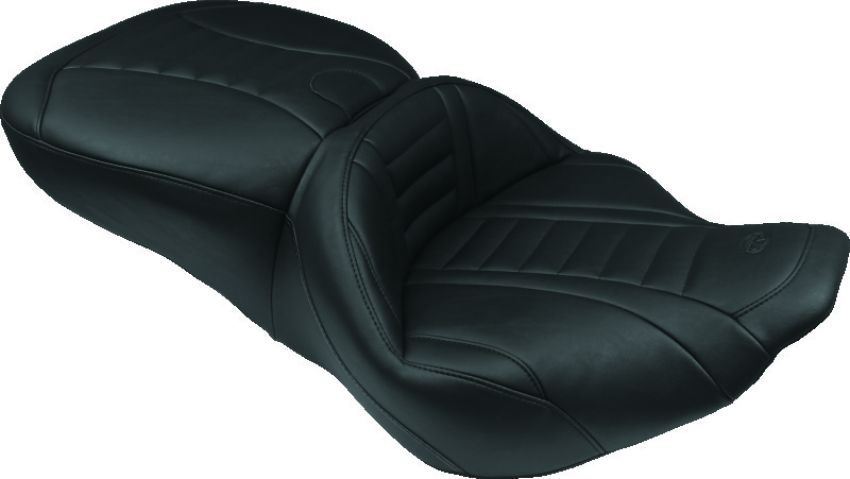 Mustang Motorcycle 76724 Mustang 04-21 Harley Sportster Wide Tripper Solo Seat - Black