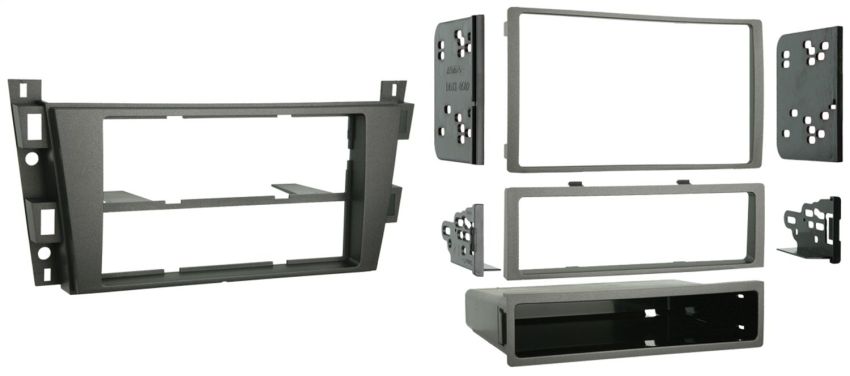 Metra 99-2008 Single DIN/Double DIN Installation Kit for 2006-2007 Cadillac DTS/2007 Cadillac SRX, black