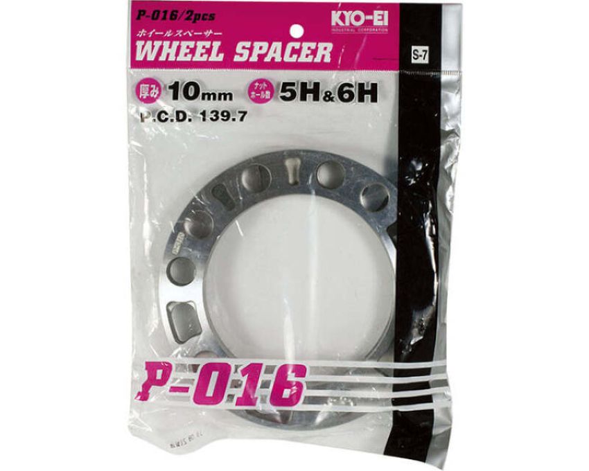Project Kics WP0162P 10MM 139.7 Wd Universal Spacers (2 Pk) - 4WD