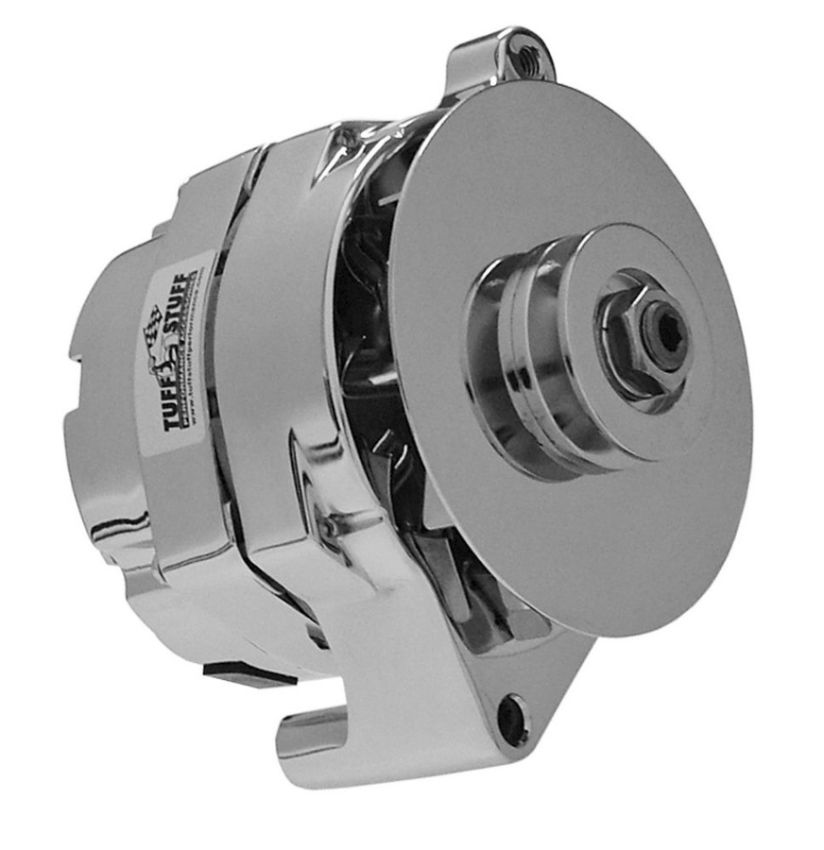 TUFF-STUFF TFS7068RD Ford Alternator Chrome 1 Wire 1 Groove Pulley