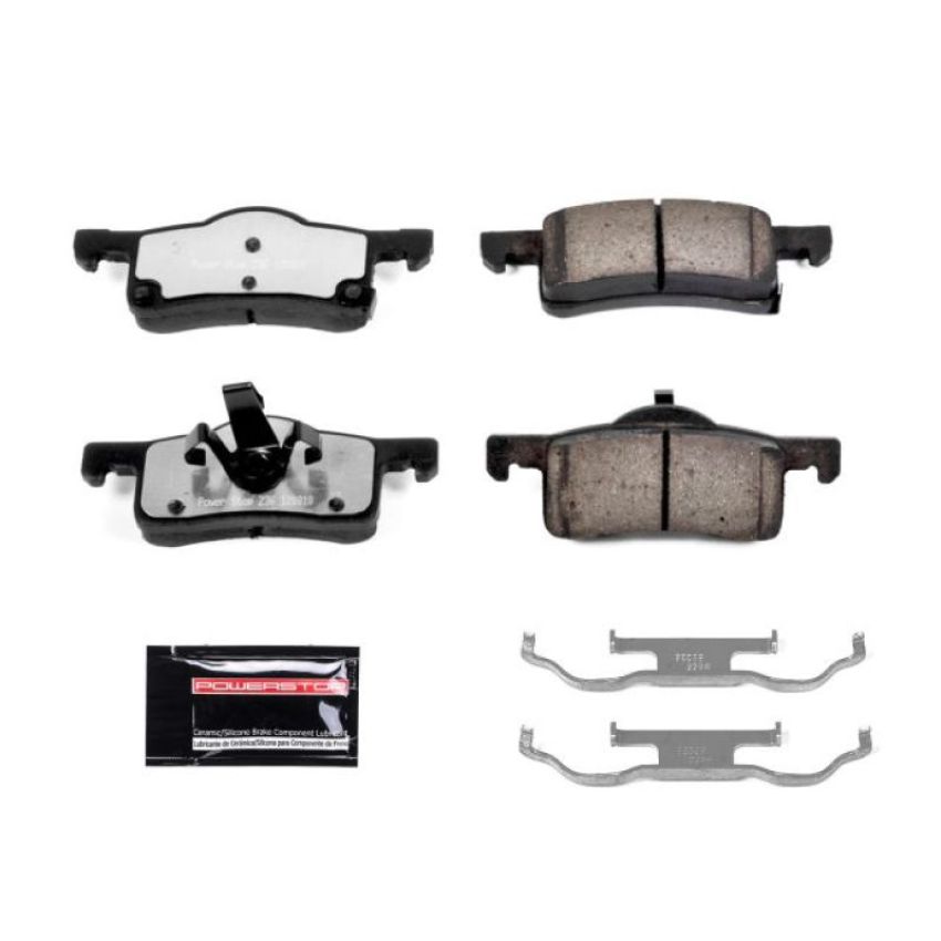 PowerStop Z36-935 PowerStop - Z36 Truck and SUV Carbon-Fiber Ceramic Brake Pads with Hardware Kit