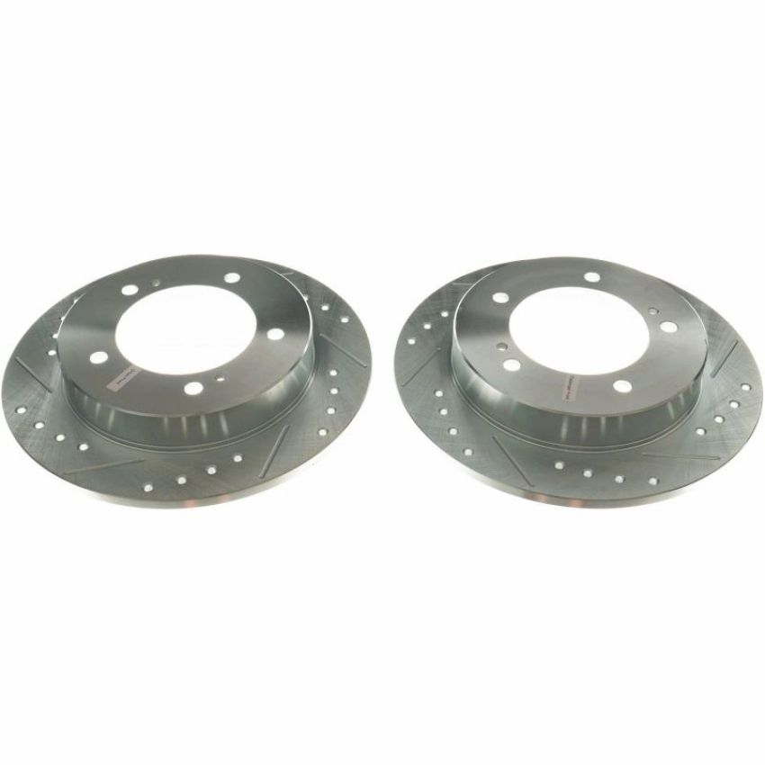 PowerStop JBR564XPR PowerStop Evolution Performance Drilled, Slotted & Plated Brake Rotor Pair