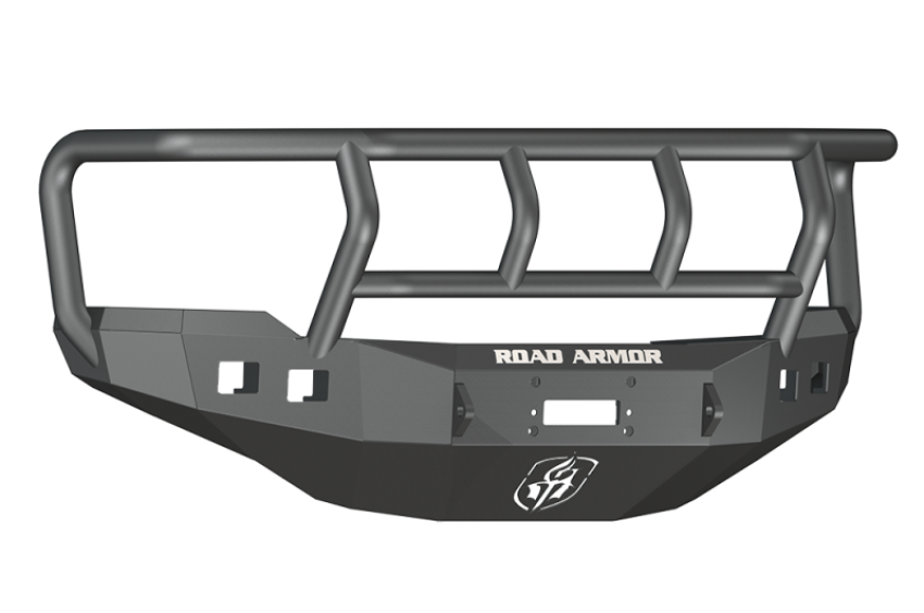 Road Armor 382R2B 11-14 Chevy 2500 Stealth Front Winch Bumper w/Titan II Guard - Tex Blk