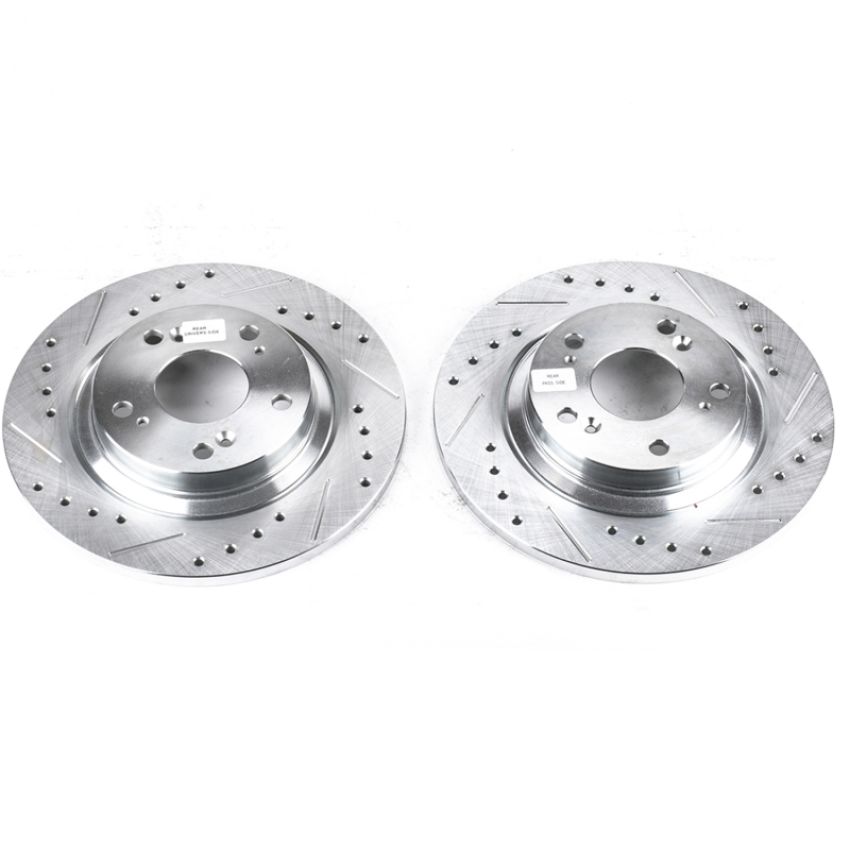 PowerStop JBR928XPR PowerStop Evolution Performance Drilled, Slotted & Plated Brake Rotor Pair